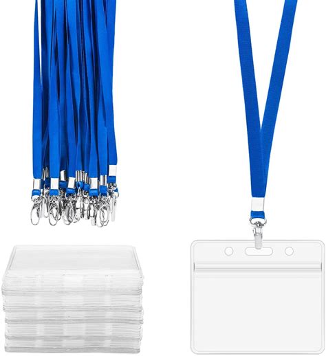 plastic card holders for lanyards